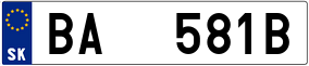 Truck License Plate